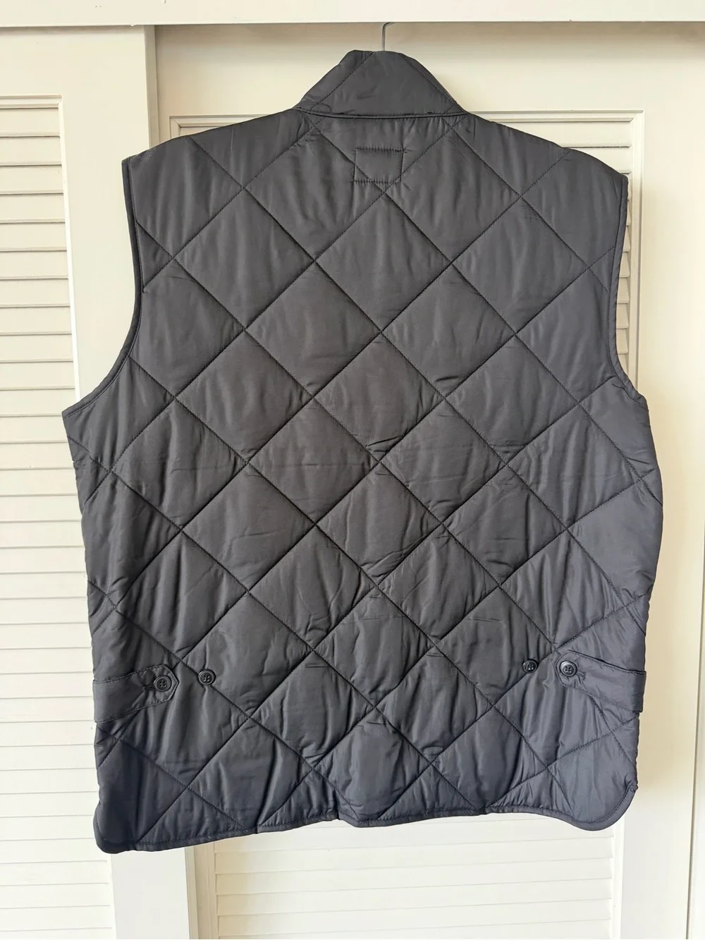 J. Crew Quilted Gray Sleeveless Puffer Vest